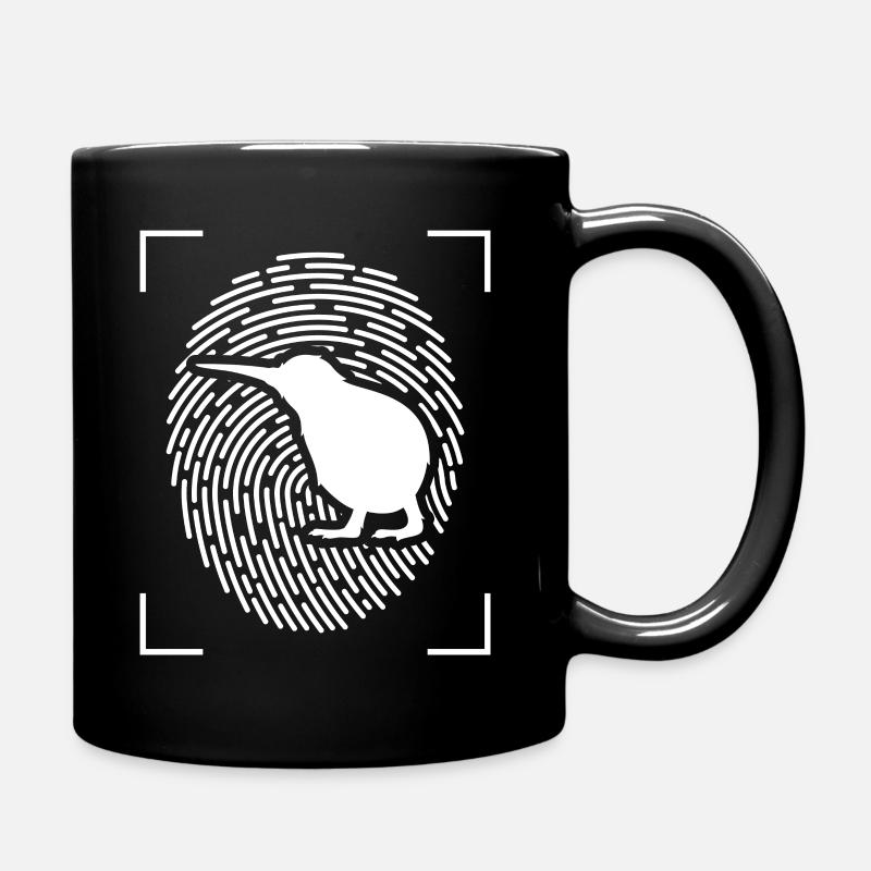 Kiwi Vogel - Tasse einfarbig - Schwarz