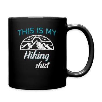 T-shirt de randonnée - Mug uni - noir - Droite