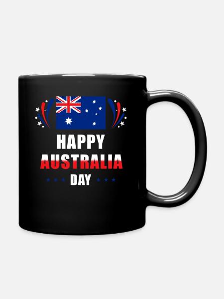 Australie Happy Australia Day - Mug uni - noir