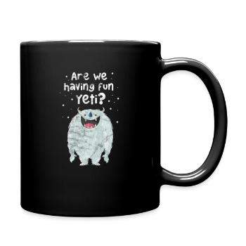 Yéti - Mug uni - noir - Droite