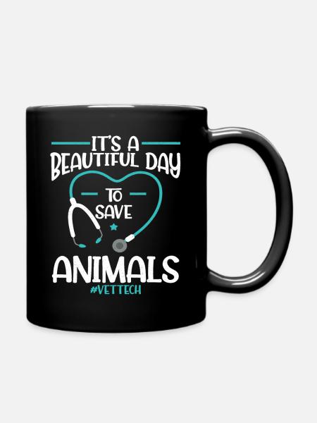 vétérinaire vétérinaire animaux médecine vétérinaire - Mug uni - noir