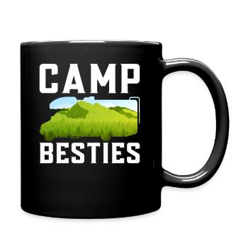Camping Motorhome Campervan Camp - Mug uni - noir - Droite
