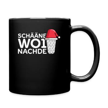 Pfälzer Weihnachten Pälzer Dialekt Mundart Schorle - Tasse einfarbig - Schwarz - Rechts