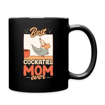 Meilleure maman Cockatiel jamais drôle Cockatiel Maman - Mug uni - noir - Droite