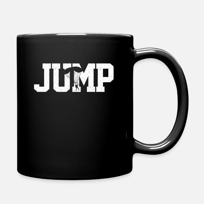 Parachute Vintage parachutisme - Mug uni - noir