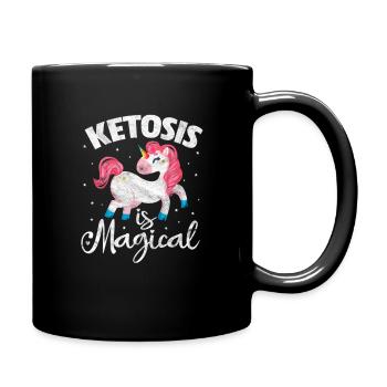 Keto Diet - Full Colour Mug - black - Right