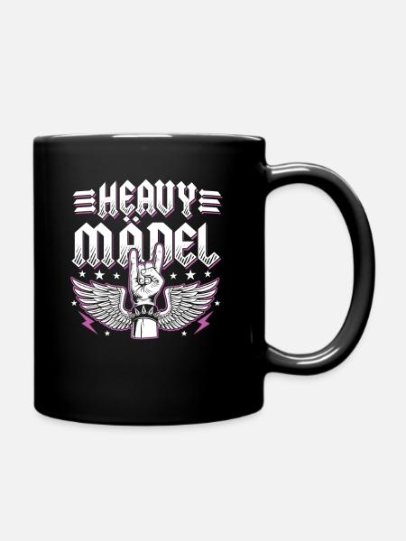 Heavy Girl Rocker Bride Heavy Metal Rocker Femmes - Mug uni - noir