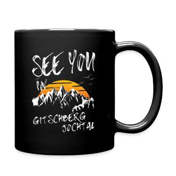 Gitschberg Jochtal snowboard Ski randonnée - Mug uni - noir - Droite