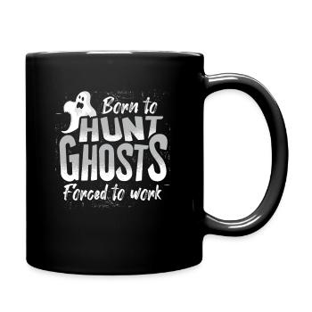 ghost hunting ghost paranormal ghost hunter - Full Colour Mug - black - Right