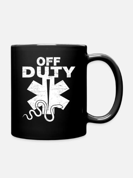 Off Duty Paramedische Ambulance Service - Mok uni - zwart