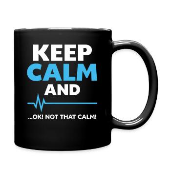 Funny rescue service saying paramedic - Full Colour Mug - black - Right
