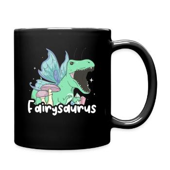 Fairycore Esthétique Fée Fée Dinosaure Fairysaurus - Mug uni - noir - Droite