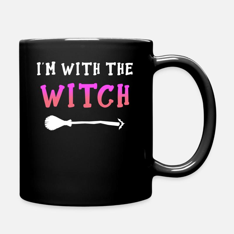 Im with the witch - Tasse einfarbig - Schwarz