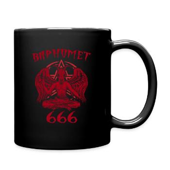 Baphomet 666 - Full Colour Mug - black - Right
