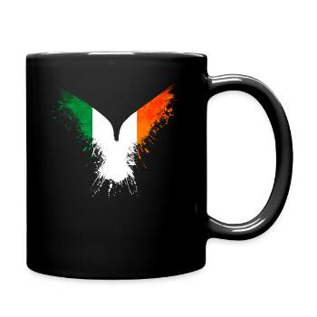 Drapeau de l’Irlande - Mug uni - noir - Droite