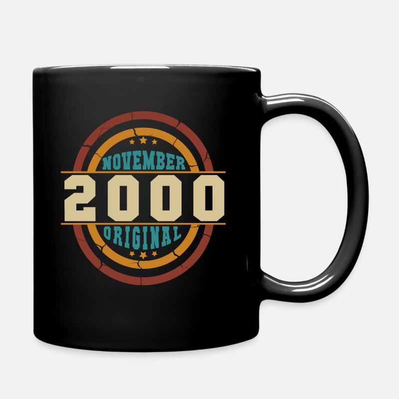 Original 2000 In November Vintage - Full Colour Mug - black
