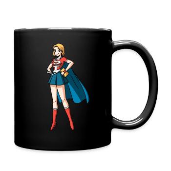 I Teach Preschool Whats Your Superpower Superhero - Tasse einfarbig - Schwarz - Rechts