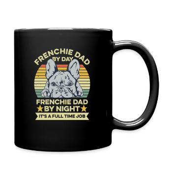 Français Bulldog Design pour votre Frenchie - Mug uni - noir - Droite