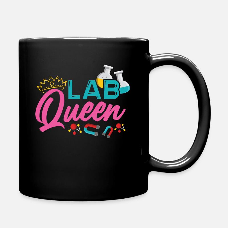 MTLA Lab Queen Labormedizin Labor Königin - Tasse einfarbig - Schwarz