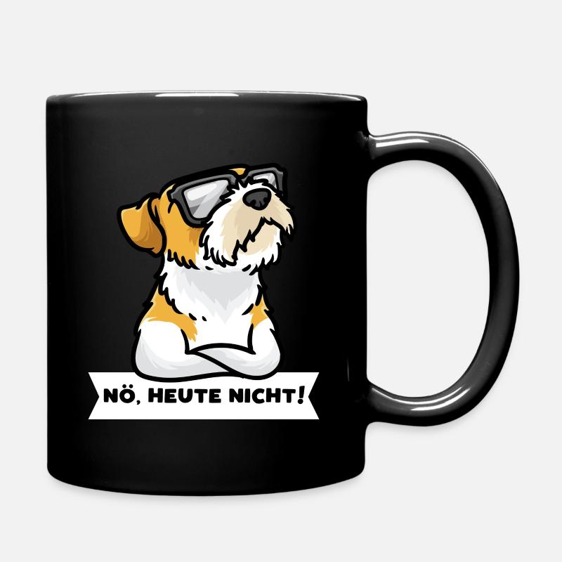 Sturer Kromfohrländer Hund lustig - Tasse einfarbig - Schwarz