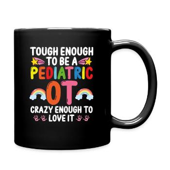 Occupational Therapist Occupational Assistant - Tasse einfarbig - Schwarz - Rechts
