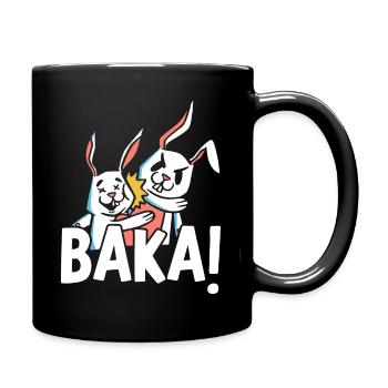 Baka Anime Liebhaber Manga Leser Animation Otaku - Tasse einfarbig - Schwarz - Rechts