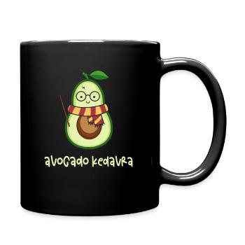 Avocado Kedavra Sunglasses Wizard Vegan Magician - Tasse einfarbig - Schwarz - Rechts