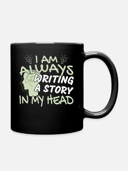 Drehbuchautor Ich Schreibe In Meinem Kopf - Tasse einfarbig - Schwarz