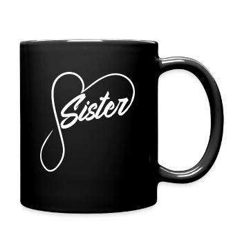 Sœur Cœur - Mug uni - noir - Droite