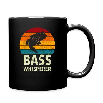 Perch fishing Fishing and Fishing - Full Colour Mug - black - Right