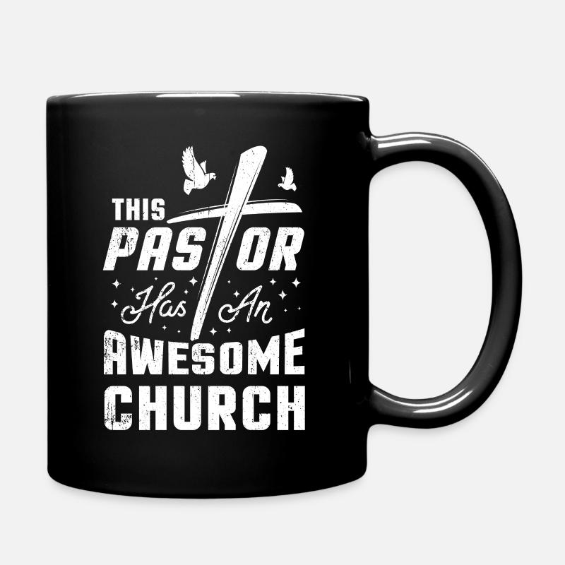 Pastor - Tasse einfarbig - Schwarz