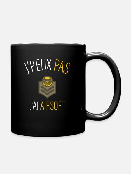 jpeux pas j ai airsoft - Mug uni - noir