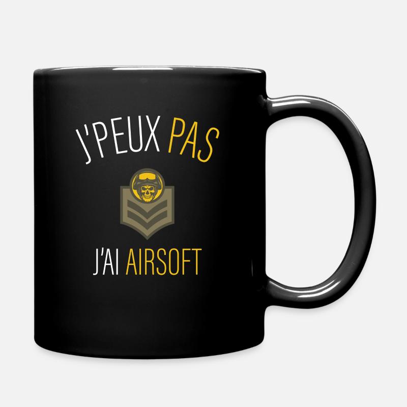 jpeux pas j ai airsoft - Mug uni - noir