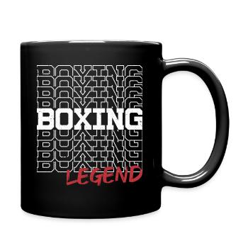Boxing Legend - Boxing Boxer Boxing Martial Arts - Full Colour Mug - black - Right