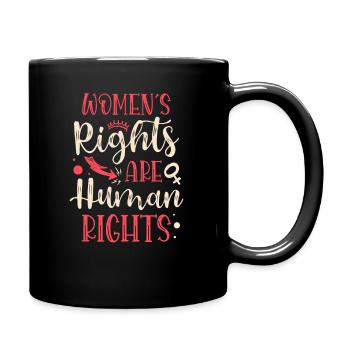 Feminism Design for a Feminist - Full Colour Mug - black - Right