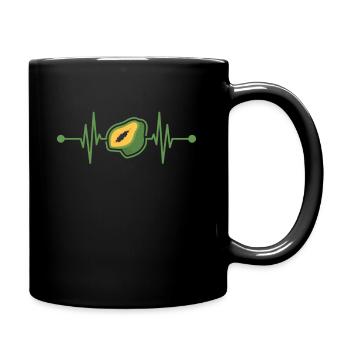 Papaya - Tasse einfarbig - Schwarz - Rechts