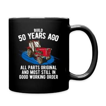 Construit il y a 50 ans - 50e anniversaire de Farmer - Mug uni - noir - Droite