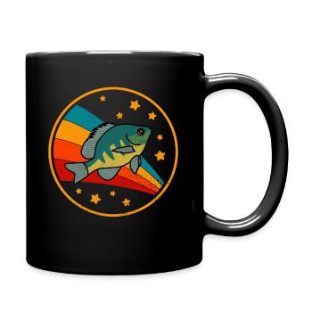 Poisson-lune dans l'espace pour les pêcheurs - Mug uni - noir - Droite
