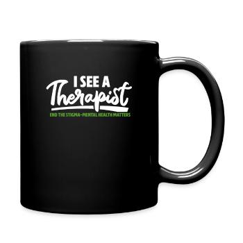 Mental Health Mental Health Gift - Full Colour Mug - black - Right