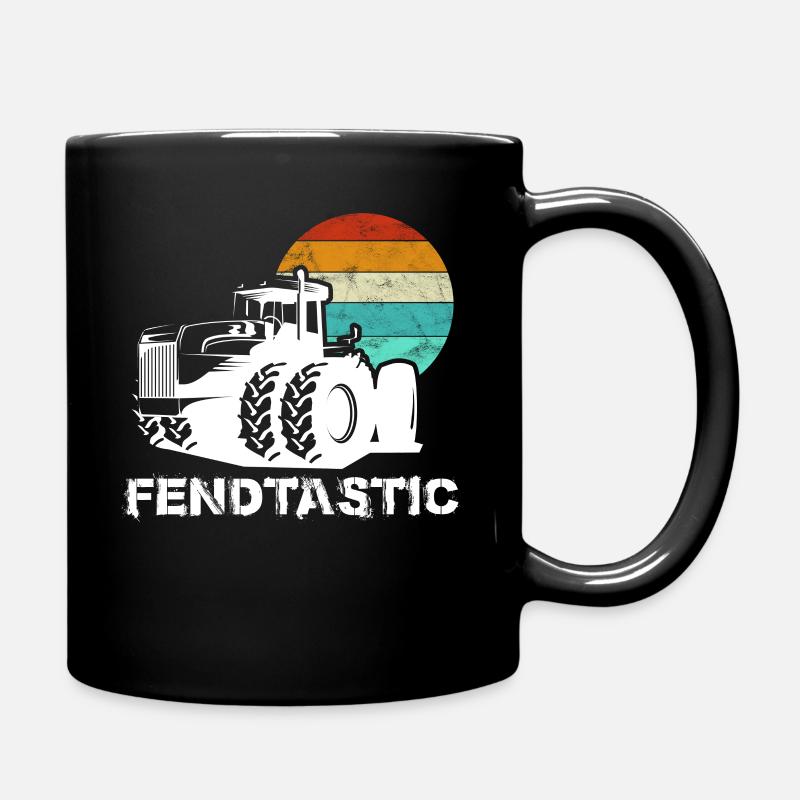 Fendtastic Traktor Vintage - Tasse einfarbig - Schwarz