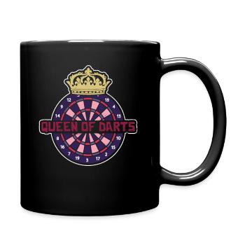 Queen of Darts - Darts Player Dart Darts Disc - Mug uni - noir - Droite