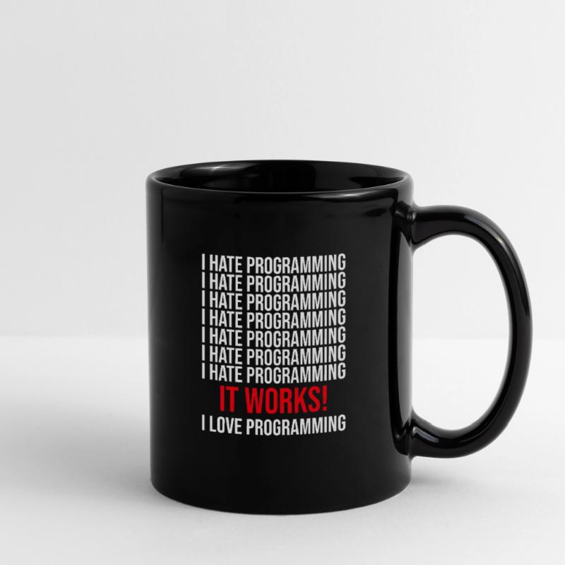 Programmer I hate programming Full Colour Mug