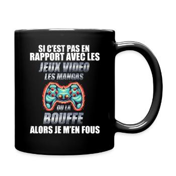 Si Pas Du Manga Jeux Video Cadeau Ado Console - Mug uni - noir - Droite