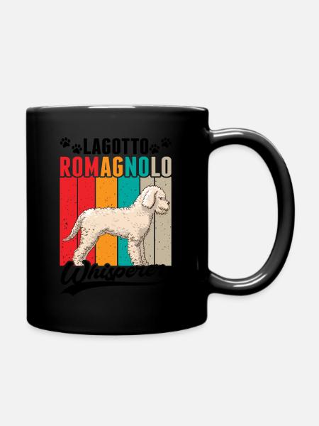 Lagotto Romagnolo Chuchoteur - Mug uni - noir