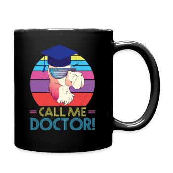 Appelez-moi Docteur Doctorat Étude Lama Alpaga Docteur - Mug uni - noir - Droite