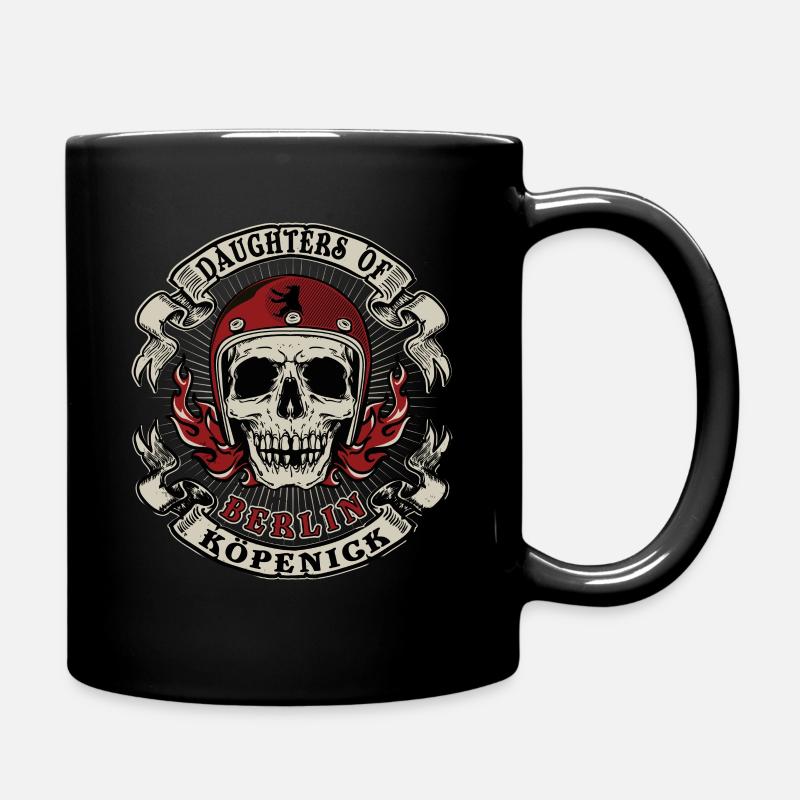 Berlin Köpenick filles de Frau Berlinerin Biker - Mug uni - noir