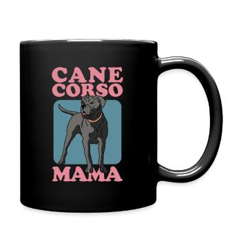Cane Corso Mama Italiano Chien Maîtresse Cadeau - Mug uni - noir - Droite