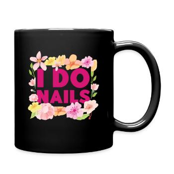 Nail Tech Devis Travail Ongle Uniforme - Mug uni - noir - Droite