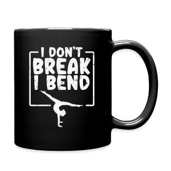 Je ne casse pas je plie Gymnastique Plancher Gymnastique Sport - Mug uni - noir - Droite
