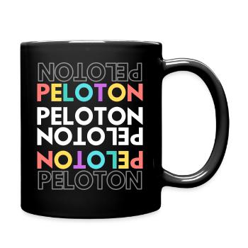 Proud Peloton - Tasse einfarbig - Schwarz - Rechts